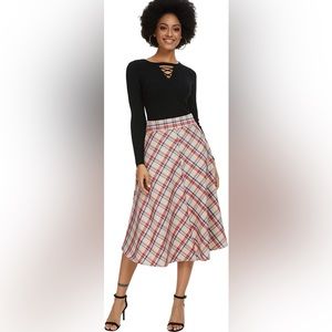 Vintage Inspired Plaid Skirt